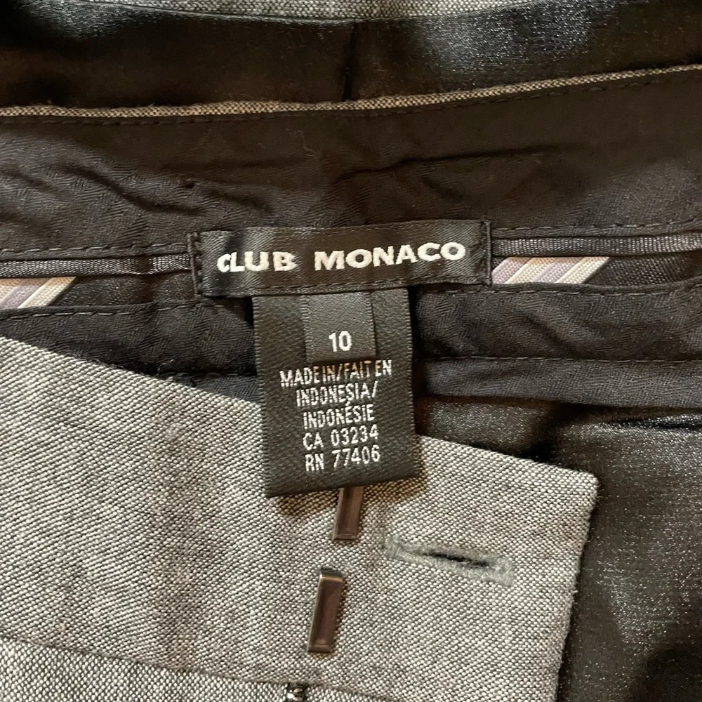 Club Monaco Grey Tailored Suit Set - Picture 8 of 16